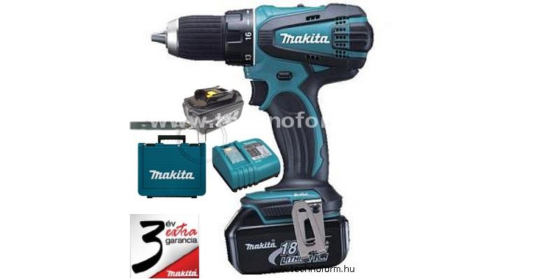 makita bhp456rfe akkus ütvefúró-csavarbehajtó 3.0ah li-ion akkumulátorral