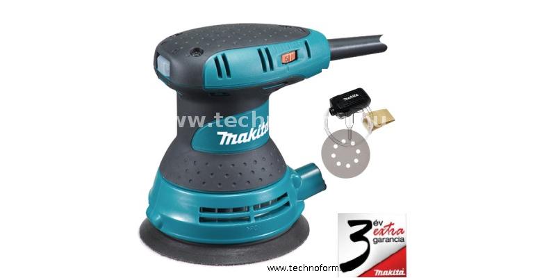 makita bo5031 excentercsiszoló 300w 125mm fordulatszám szabályozás