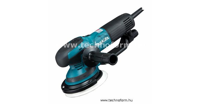 makita bo6050j excentercsiszoló 750w 150mm rezgő mozgással kiegészítve makpac kofferben