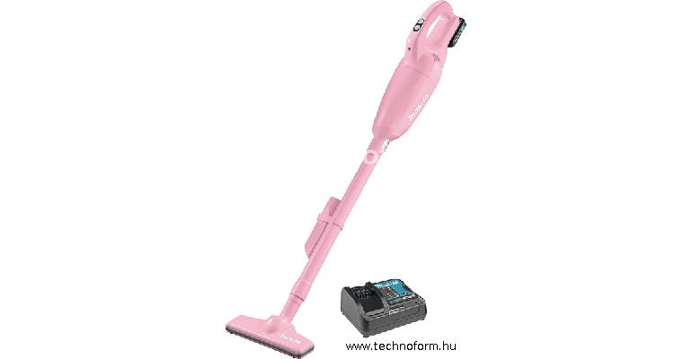 makita cl108fdsap akkus porszívó 1x 12v 2,0ah cxt akkuval + töltővel pink színben