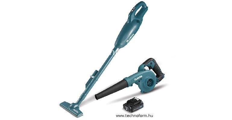 makita clx245sax1 akkus gépcsomag 10,8v cl108fdzw porszívó+ub100dz légseprű 1x12v 2,0ah akku