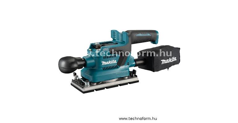 makita dbo381zu akkus rezgőcsiszoló 18v akku és töltő nélkül papírdobozban