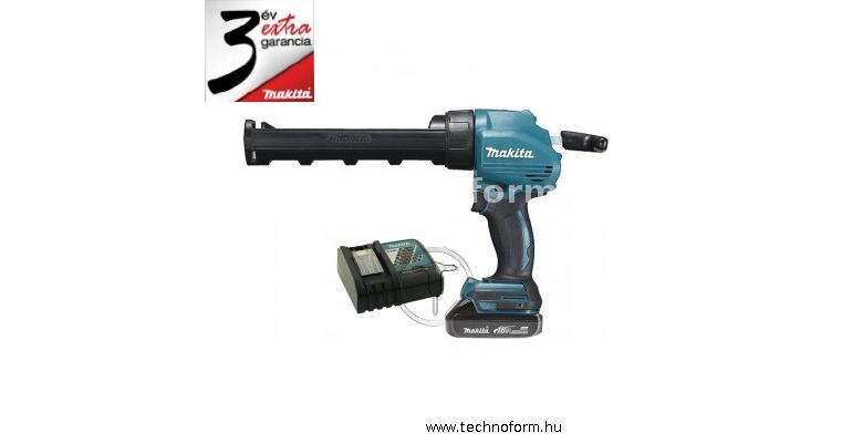 makita dcg180ry akkus kartuskinyomó 18v 1x1.5ah li-ion akkuval és töltővel
