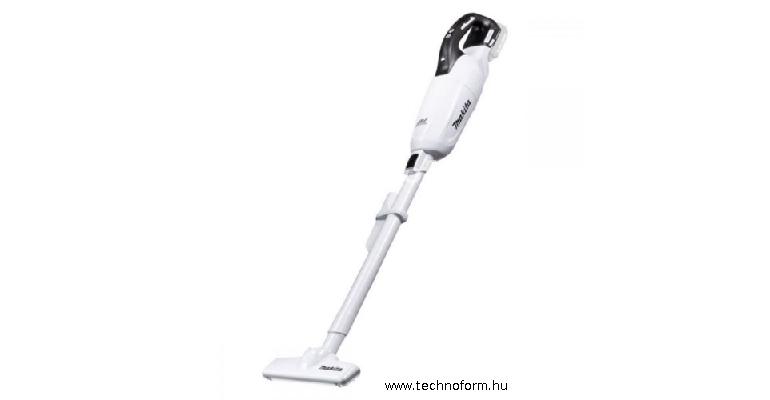 makita dcl281fzw akkus porszívó 18v fehér színben akku és töltő nélkül