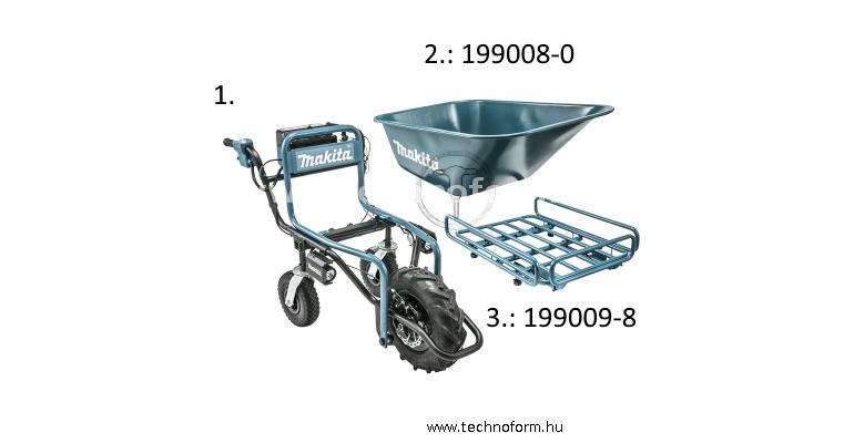 makita dcu180z akkus talicska (akku, töltő, felépítmény nélkül)