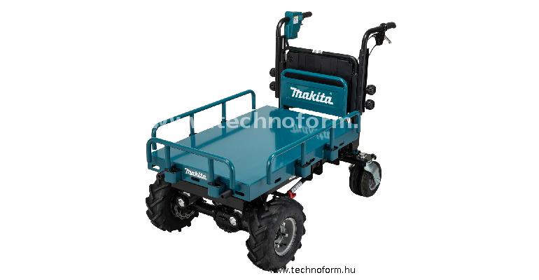makita dcu601z akkus talicska plató felépítménnyel, akku és töltő nélkül