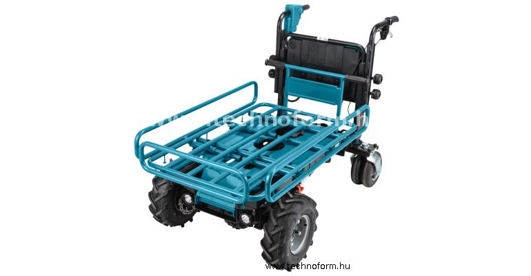 makita dcu604z akkus talicska rács felépítménnyel, akku és töltő nélkül