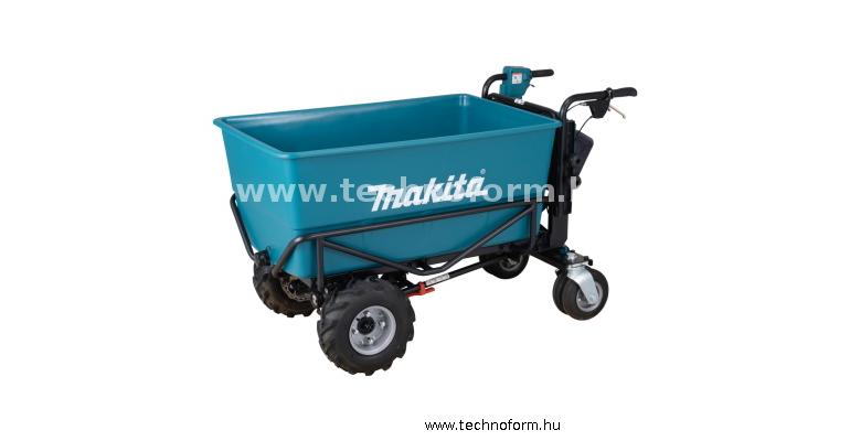 makita dcu605z akkus talicska tartály felépítménnyel, akku és töltő nélkül
