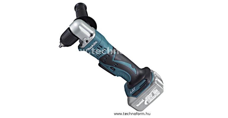 makita dda351z akkus sarokfúró gyorstokmánnyal 18v li-ion akku és töltő nélkül papírdobozban