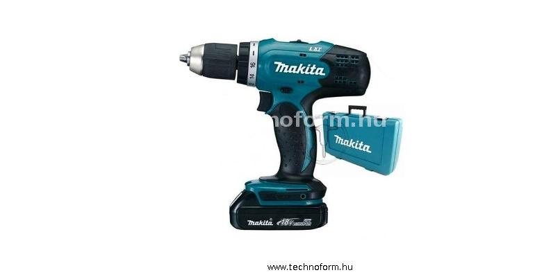 makita ddf453zk akkus fúró-csavarbehajtó 18v 42nm akku és töltő nélkül kofferben