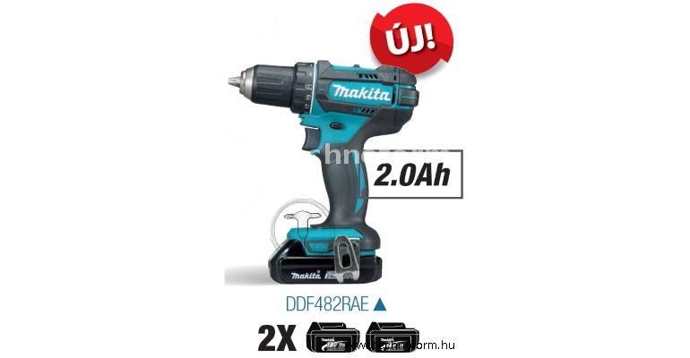 makita ddf482rae akkus fúró-csavarbehajtó 2x2.0ah li-ion akkumulátorral