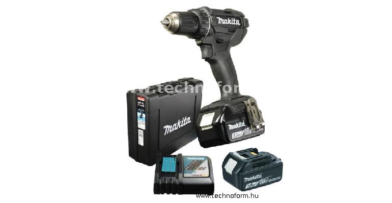 makita ddf482rfeb akkus fúró-csavarbehajtó 18v 62nm 2x3.0ah-s li-ion akkuval