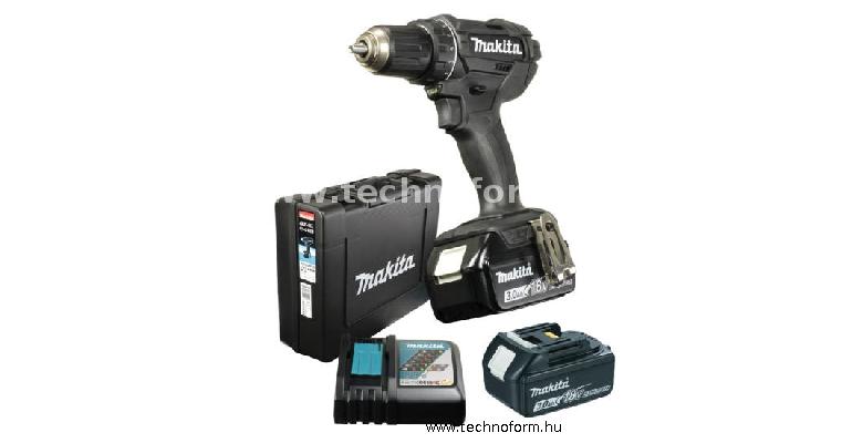 makita ddf482rfeb akkus fúró-csavarbehajtó 2x3.0ah-s li-ion akkuval