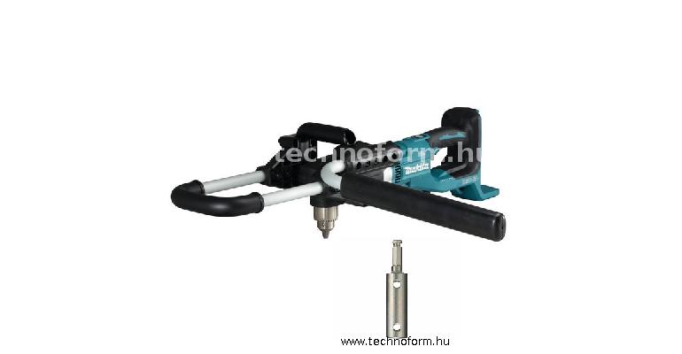 makita ddg460zx7+327685-0 akkumulátoros földfúró + bba adapter akku és töltő nélkül