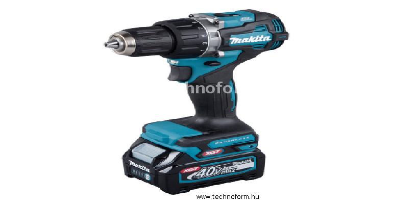 makita df002ga201 akkus fúró-csavarbehajtó 40v 64nm 2x2.0ah xgt akkuval makpac kofferben