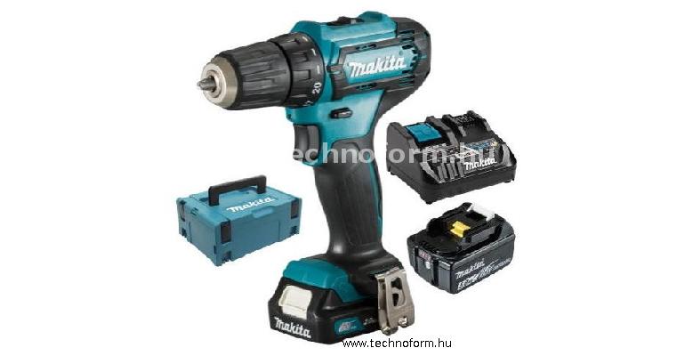 makita df333dnx12 akkus fúró-csavarbehajtó 12v 30nm 2,0ah+1x18v 5,0ah akkuval