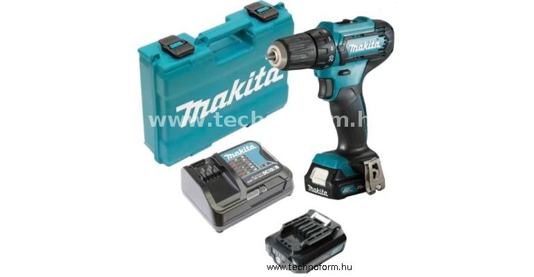 makita df333dsae akkus fúró-csavarbehajtó 12v 30nm 2x2.0ah li-ion akkuval