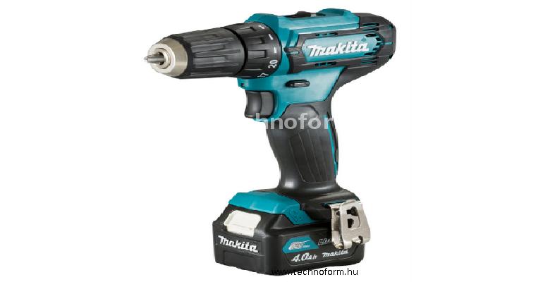 makita df333dsme akkus fúró-csavarbehajtó 12v 30nm 2x4,0ah li-ion akkuval