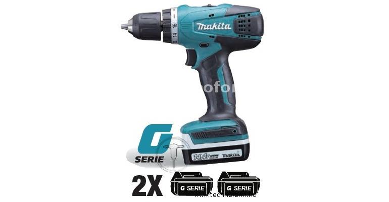 makita df347dwe akkus fúró-csavarbehajtó 1,3ah li-ion g akkumulátorral