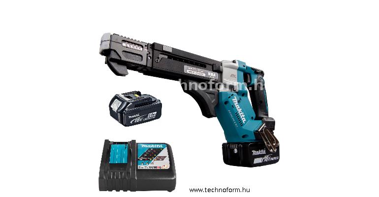makita dfr551rtj akkus táras csavarbehajtó 18v 2x5.0ah li-ion akkuval