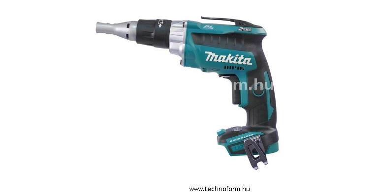 makita dfs250z akkus gipszkarton csavarbehajtó 18v  li-ion akku és töltő nélkül