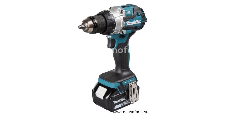 makita dhp489rtj akkus ütvefúró-csavarbehajtó 73nm 18v 2x5,0ah akkuval és töltővel