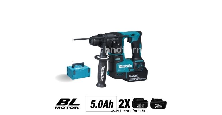 makita dhr171rtj akkus sds+ fúrókalapács 1,2j 18v 2x5,0ah li-ion akkuval+kofferban