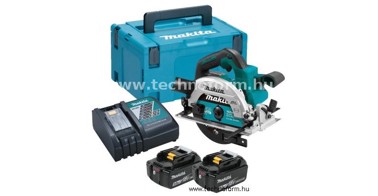 makita dhs660rtj akkus körfűrész 18v 5.0ah li-ion akkuval makpac kofferben