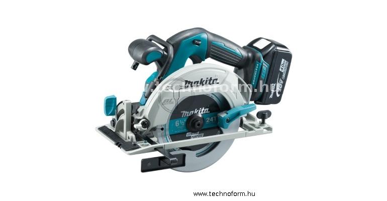 makita dhs680rtj akkus körfűrész 18v 2x5.0ah li-ion akkuval makpac kofferben