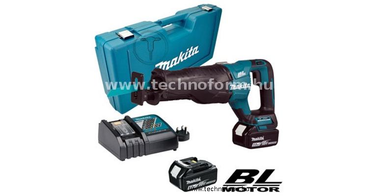 makita djr187rte akkus orrfűrész 18v 2x5.0ah li-ion akkuval kofferben