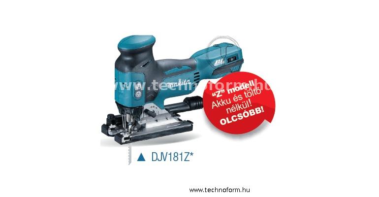 makita djv181z akkus szúrófűrész 18v akku és töltő nélkül