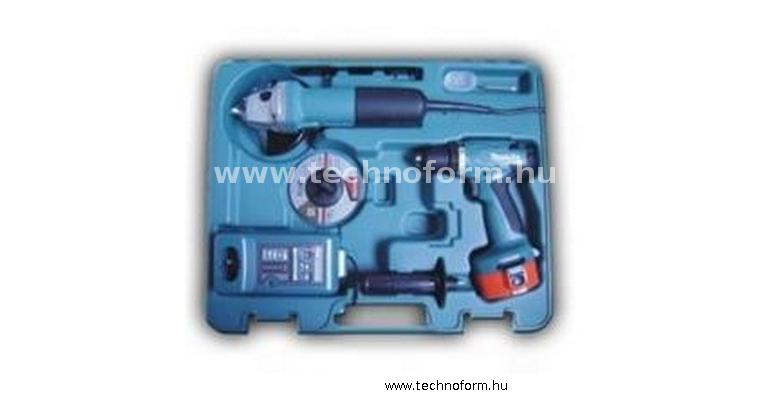 makita dk1124 6281dwa akkus csavarozó + 9557hn sarokcsiszoló egy kofferben
