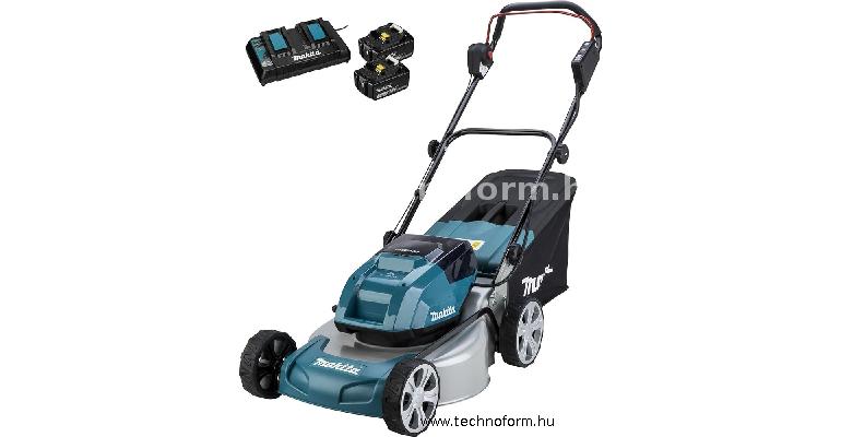 makita dlm463pt2 akkus fűnyíró 46cm 2x18v 5,0ah li-ion akkuval