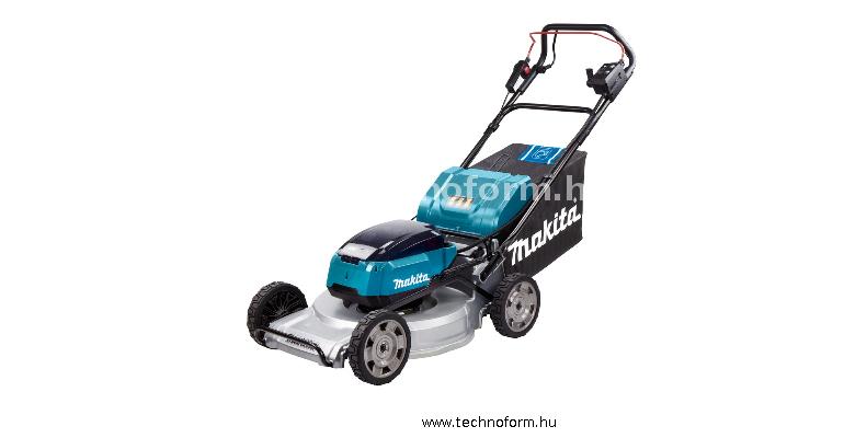 makita dlm533z akkus önjáró fűnyíró aluvázas 53cm vágásszélesség 4x18v akuk és töltő nélkül