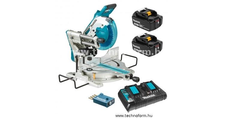 makita dls111pt2u akkus gérvágó 2x18v 5.0ah li-ion akkumulátorral