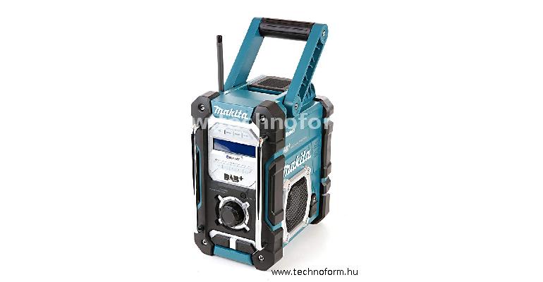 makita dmr112 akkus rádió fm/dab/dab+ bluetooth akku és töltő nélkül