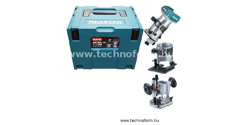 makita drt50zjx2 akkus felsőmaró és élmaró 18v akku és töltő nélkül makpac kofferben