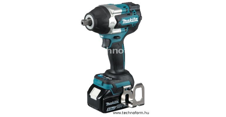 makita dtw701rtj akkus ütvecsavarozó 1/2" 700nm 18v 2x5,0ah akkuval