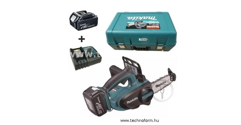 makita duc122rte akkus láncfűrész 2x18v 5.0ah akkuval
