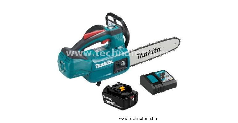 makita duc254rt akkus egykezes láncfűrész 1x18v 5,0ah akkuval
