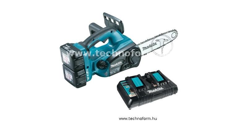 makita duc302pr2 akkus láncfűrész 2x18v 3.0ah li-ion akkuval