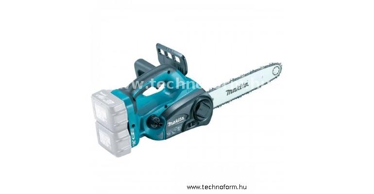 makita duc302z akkus láncfűrész 300mm-es vezetővel 2x18v akku és töltő nélkül