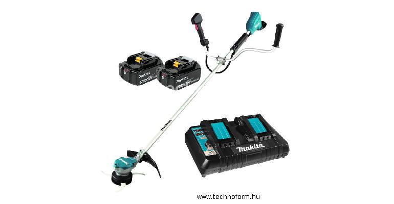 makita dur368apt2 akkus fűkasza-szegélynyíró 0,74le 18v 2x5,0ah akkuval