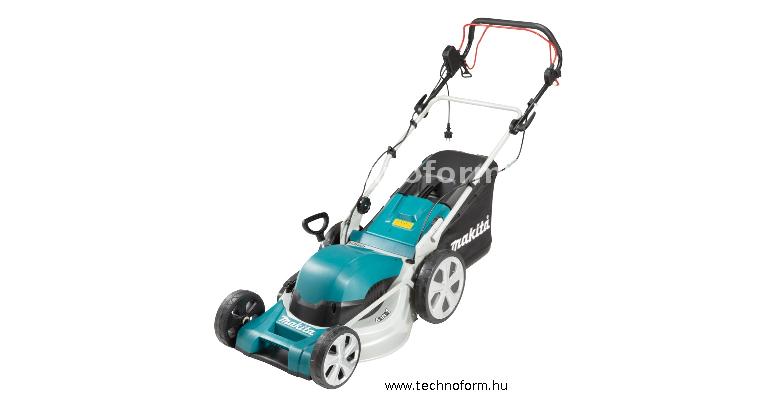 makita elm4621 elektromos önjáró fűnyíró 46cm vágásszélesség 1800w fémházas
