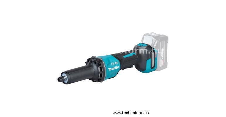 makita gd002gz akkus egyenescsiszoló 40v 8mmxgt akku és töltő nélkül papírdobozban