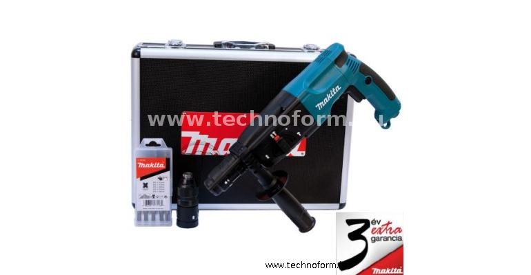 makita hr2450ftx fúró-vésőkalapács cserélhető tokmánnyal