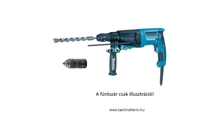 makita hr2630t fúró- vésőkalapács cserélhető tokmánnyal