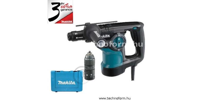 makita hr2810t fúró-vésőkalapács 2,8j 800w cserélhető tokmánnyal