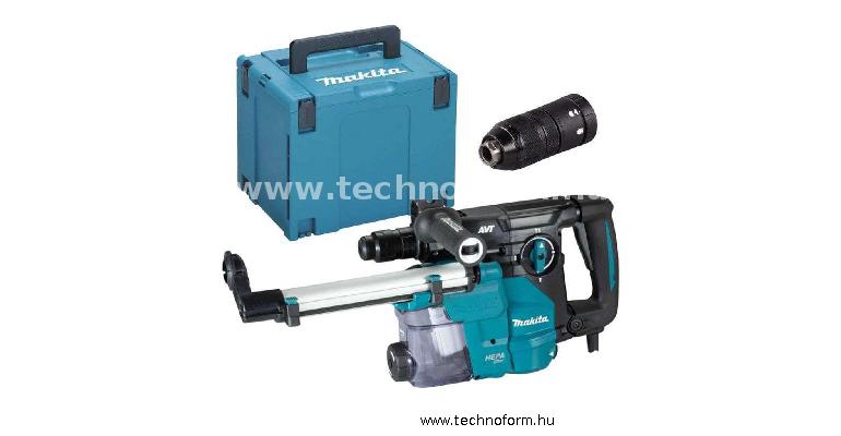 makita hr3012fcwj fúró-vésőkalapács sds+ 2,9j porelszívó feltéttel