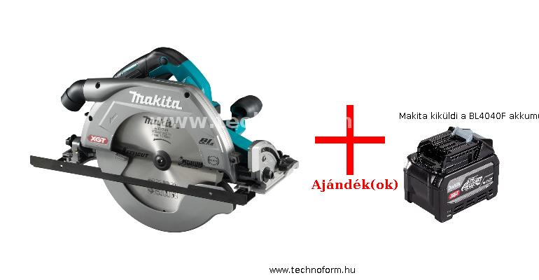 makita hs011gz akkus körfűrész 40v 270mm tárcsával  xgt akku és töltő nélkül + makita kiküldi a bl4040f akkumulátort